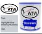 Preview: Ford, Highlight Silver Metallic (Thailand), 18G: 1L Lackdose, von ATW Autoteile West.
